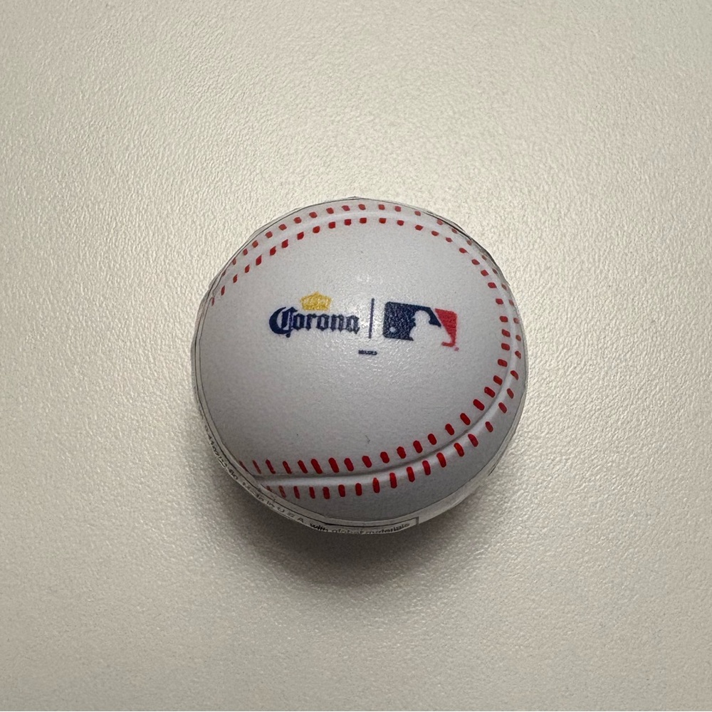 NWT Corona x MLB Baseball-Shaped Lip Balm